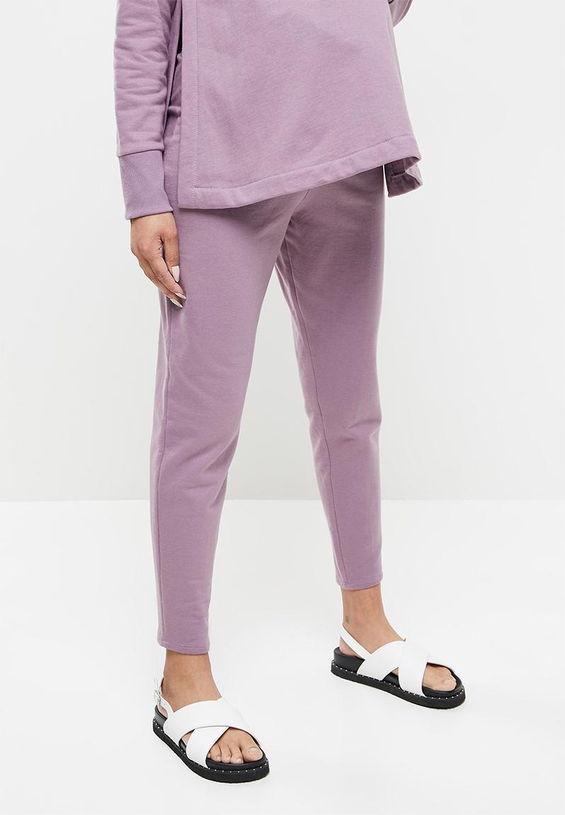 womens lilac joggers