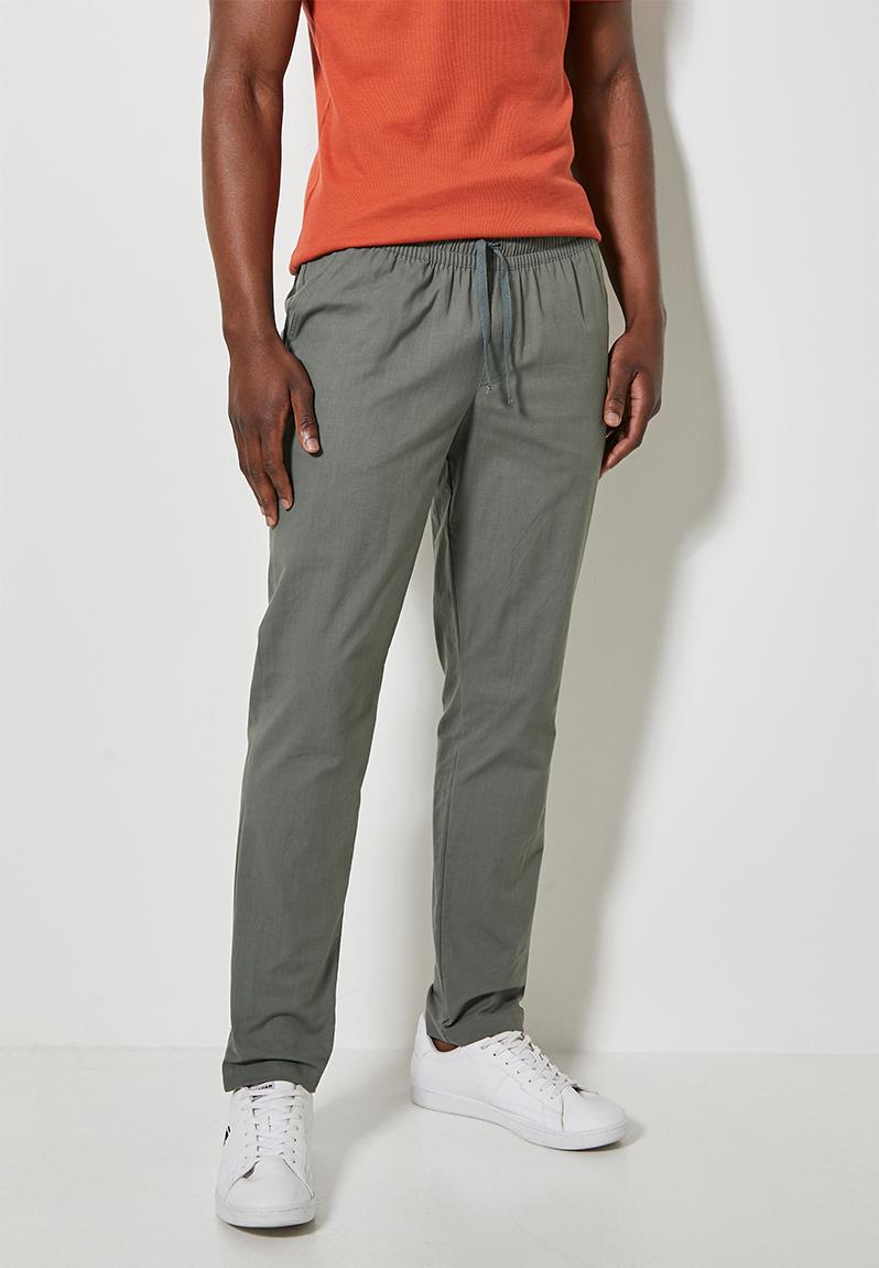 chinos elastic waist