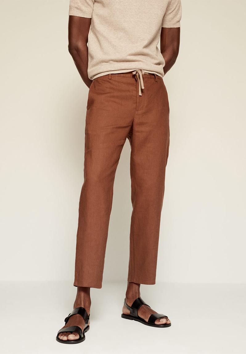 Trousers flak - rust