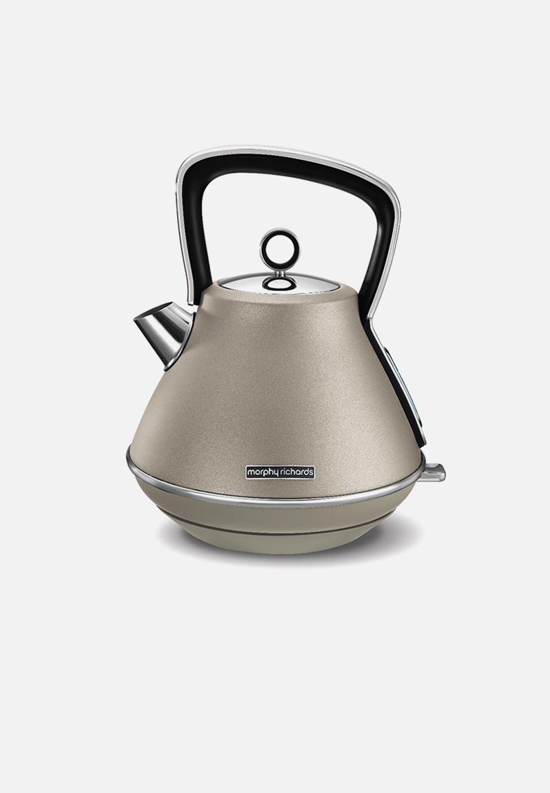 Evoke cordless stainless steel kettle-platinum Morphy Richards Kitchen ...