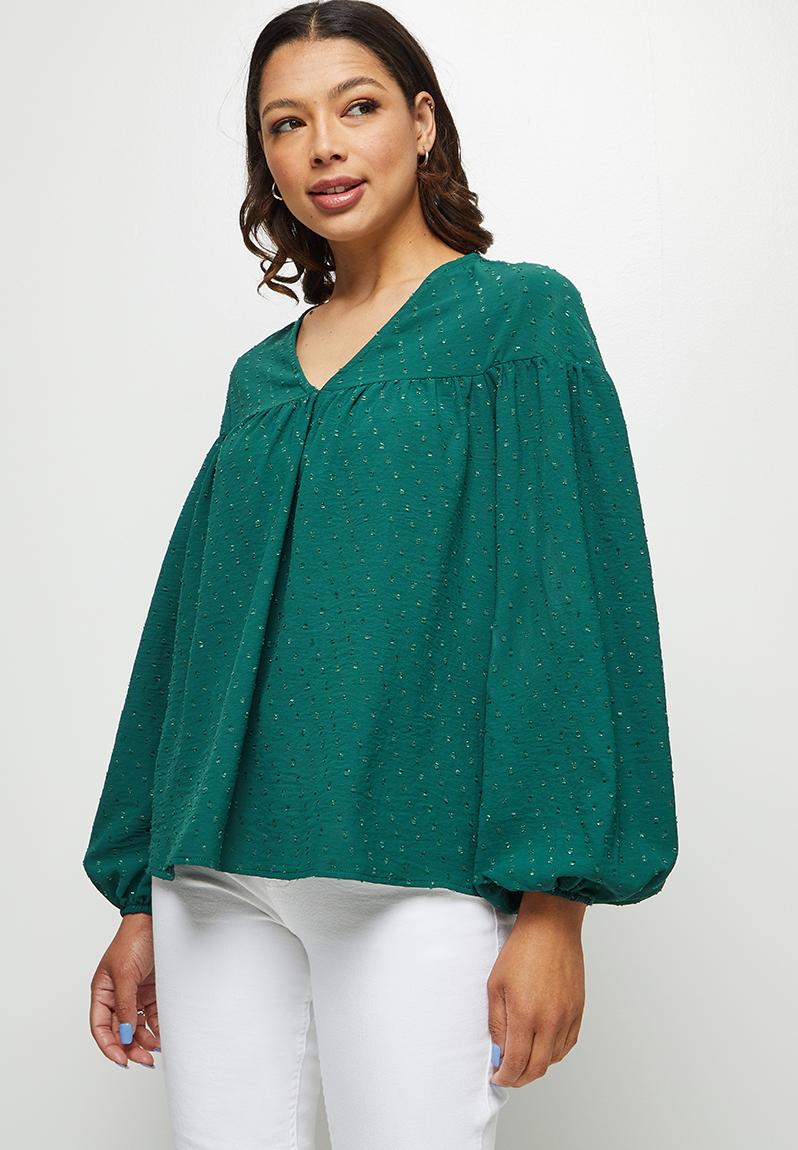 Dobby femme blouse - emerald edit Blouses | Superbalist.com