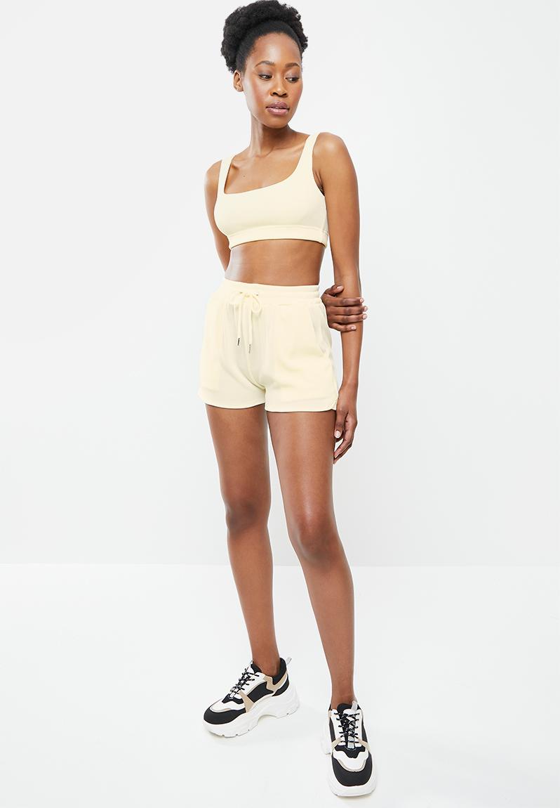 Crop vest & shorts set - off white dailyfriday Shorts | Superbalist.com