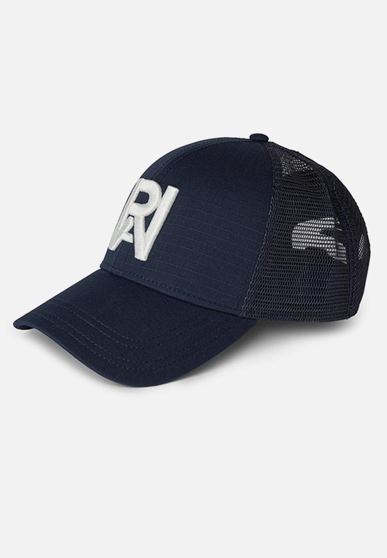 G-Star RAW Denim Embro Baseball Trucker Cap, blauw (rinsed D21247-D540-082), Eén maat