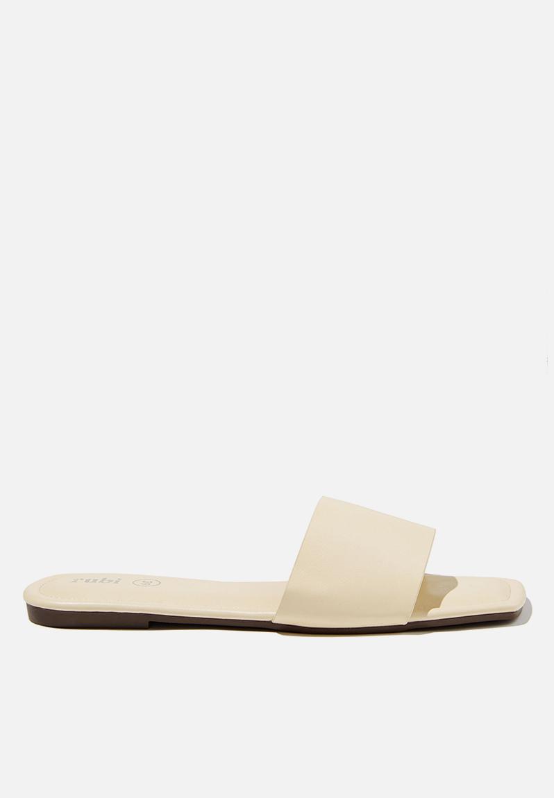 Everyday hailey single vamp slide - butter pu Cotton On Sandals & Flip ...