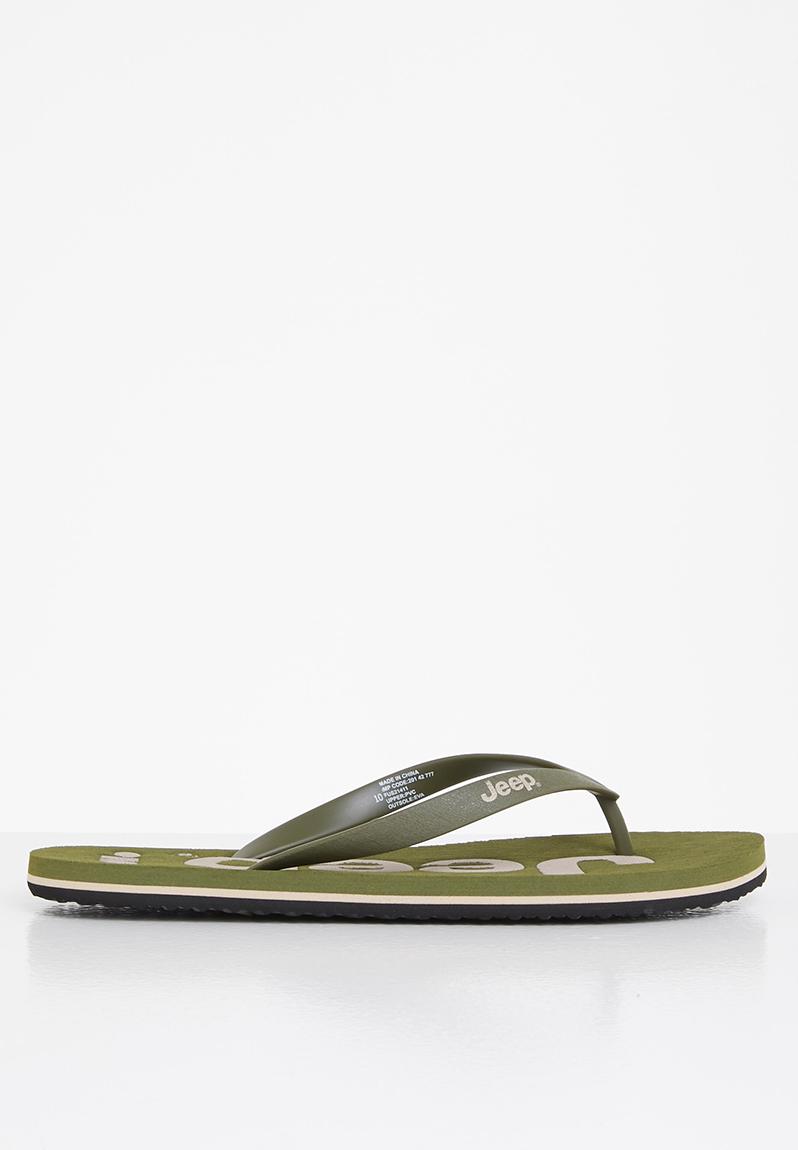 Serene flip-flop - olive JEEP Sandals & Flip Flops | Superbalist.com