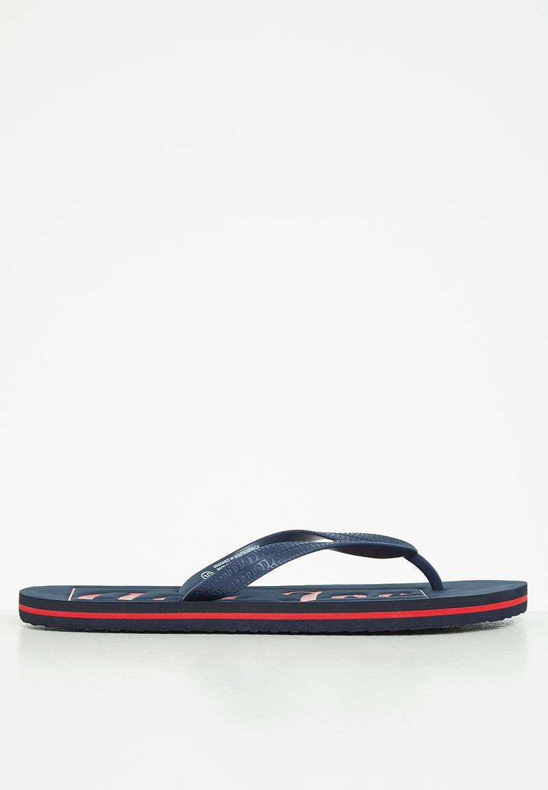 Print slip-slops - navy/red Aca Joe Sandals & Flip Flops | Superbalist.com