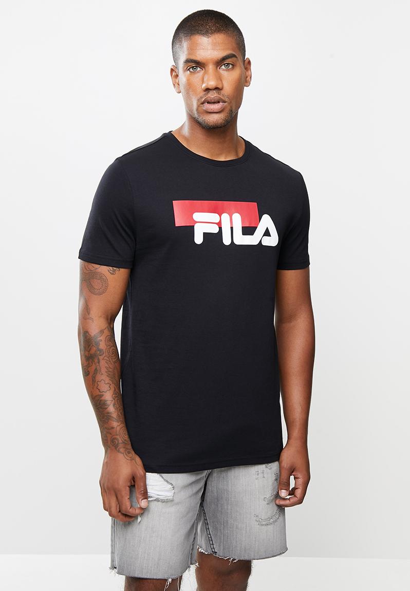 Lano short sleeve tee - black FILA T-Shirts | Superbalist.com