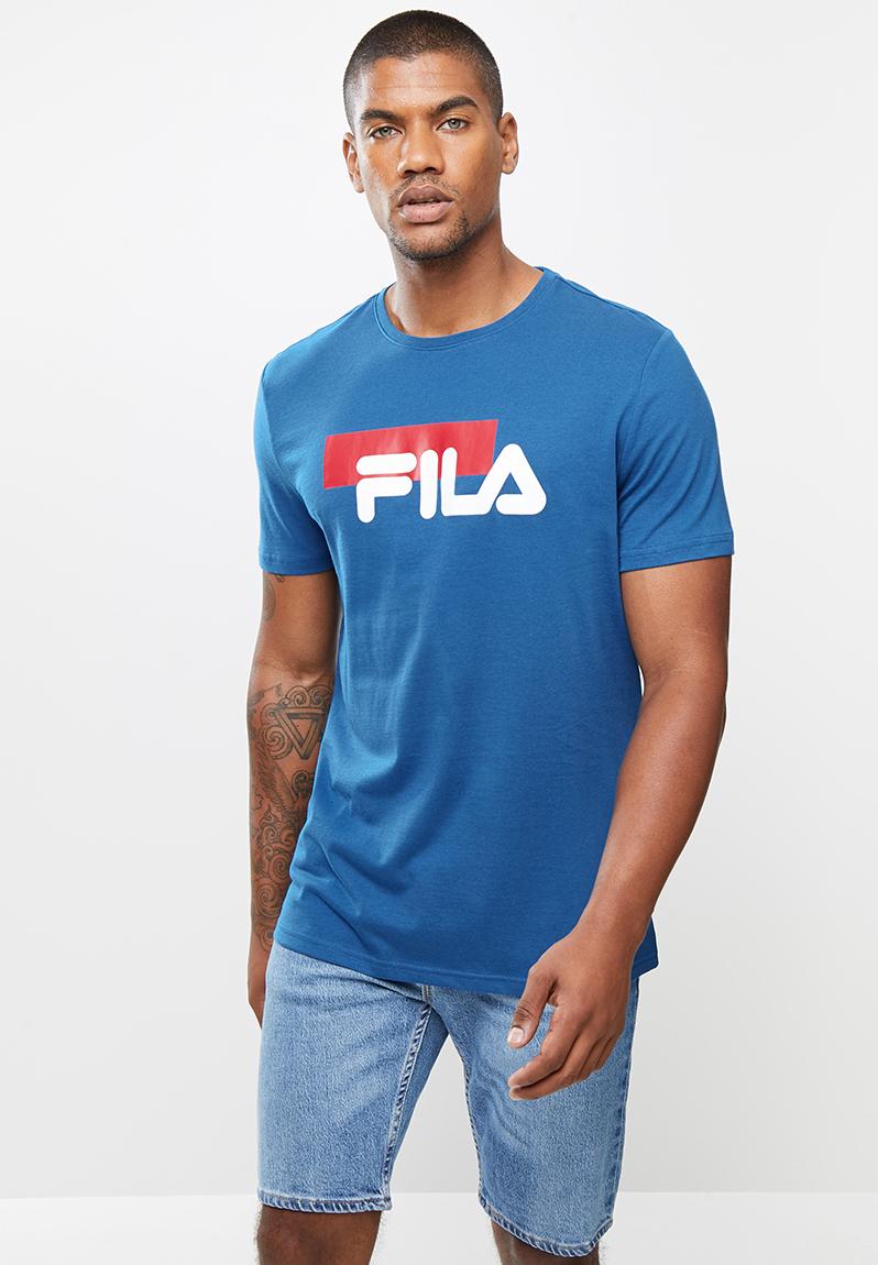 Lano short sleeve tee - blue infite FILA T-Shirts | Superbalist.com