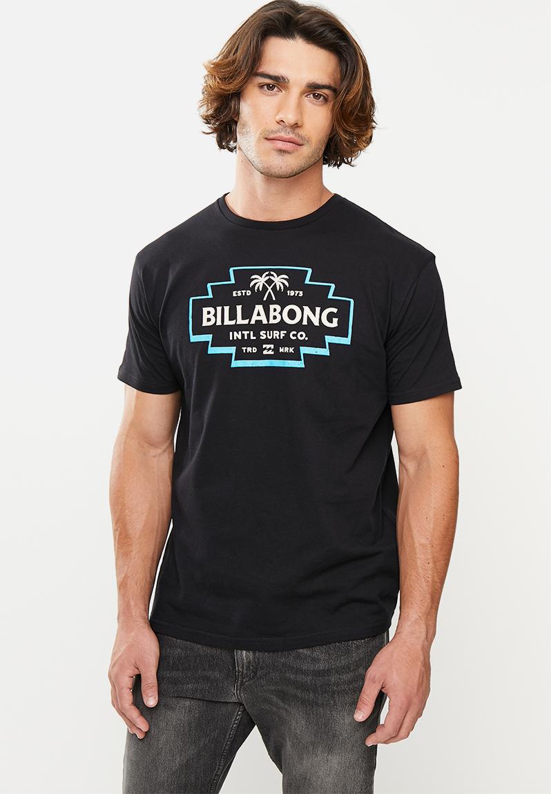 Hacienda Short Sleeve Tee - Black Billabong T-shirts & Vests 