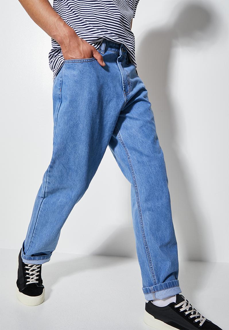 Fashion loose tapered denim - light stonewash Superbalist Jeans ...