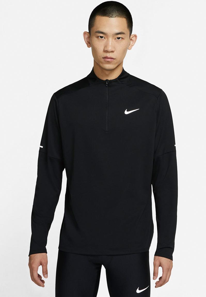 Element Dri-FIT Men's 1/4-Zip Running Top - black/reflective silv Nike ...