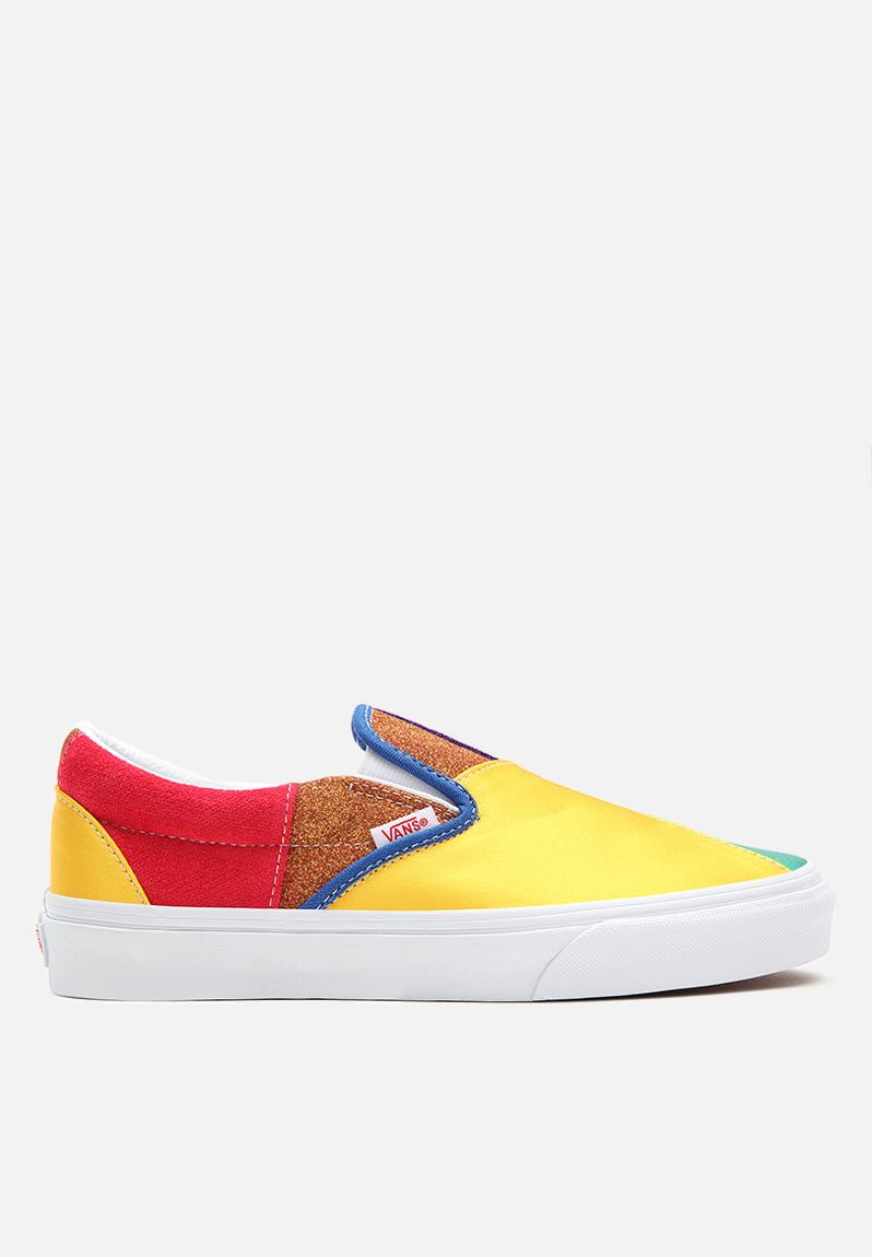 Classic slip-on - (pride) patchwork/true whit Vans Sneakers ...