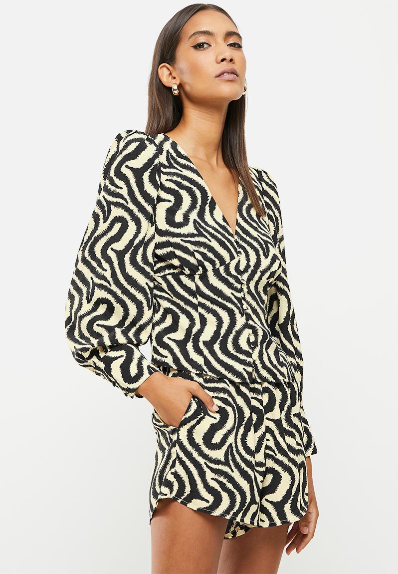 Aretha top - abstract zebra Glamorous Blouses | Superbalist.com