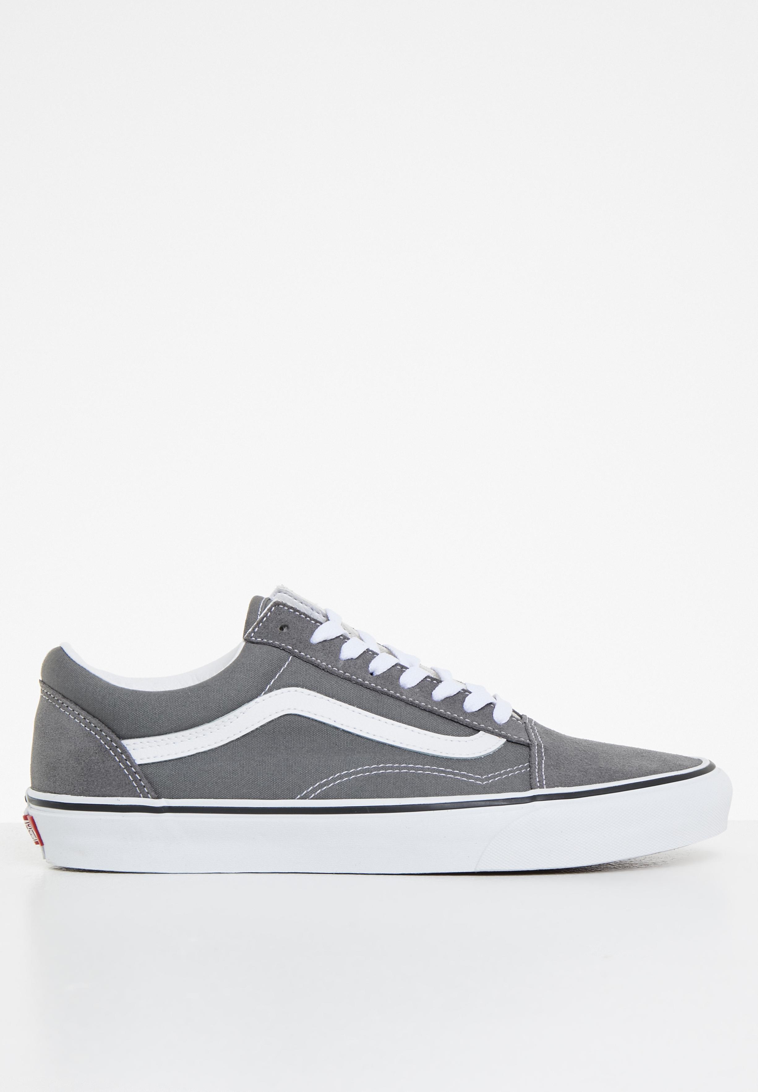 Old skool - vn0a4bv51951 - pewter/true white Vans Sneakers ...