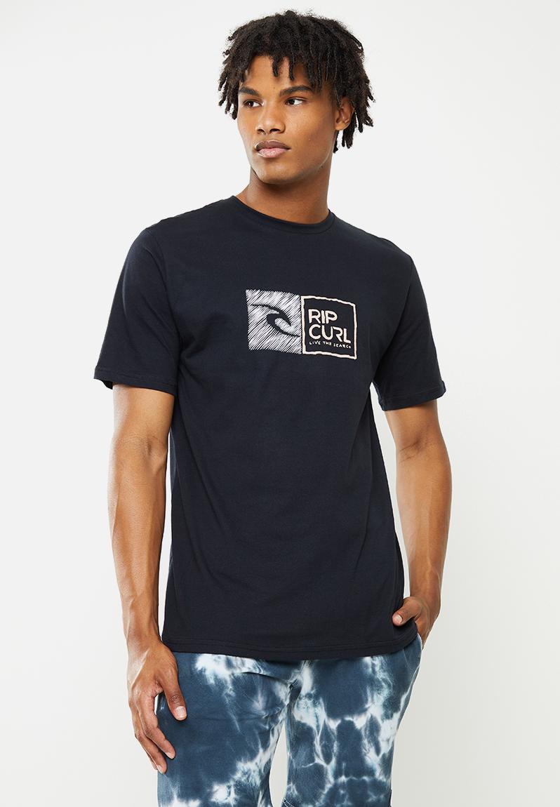 Lined up tee - black Rip Curl T-Shirts & Vests | Superbalist.com