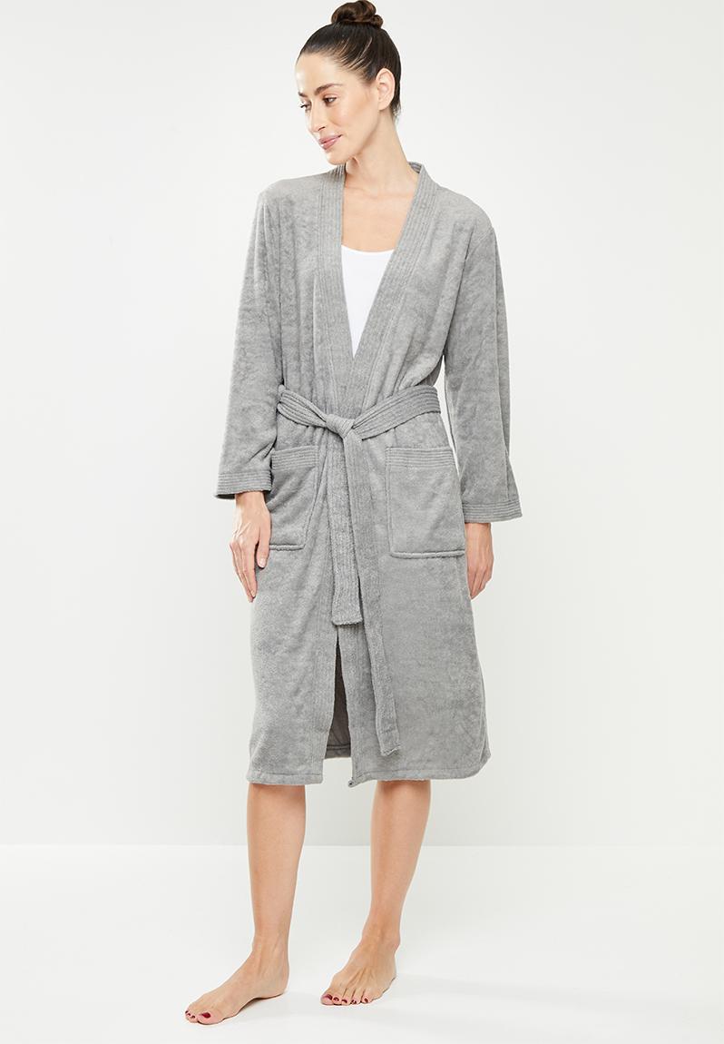 Sleep robe grey dailyfriday Sleepwear