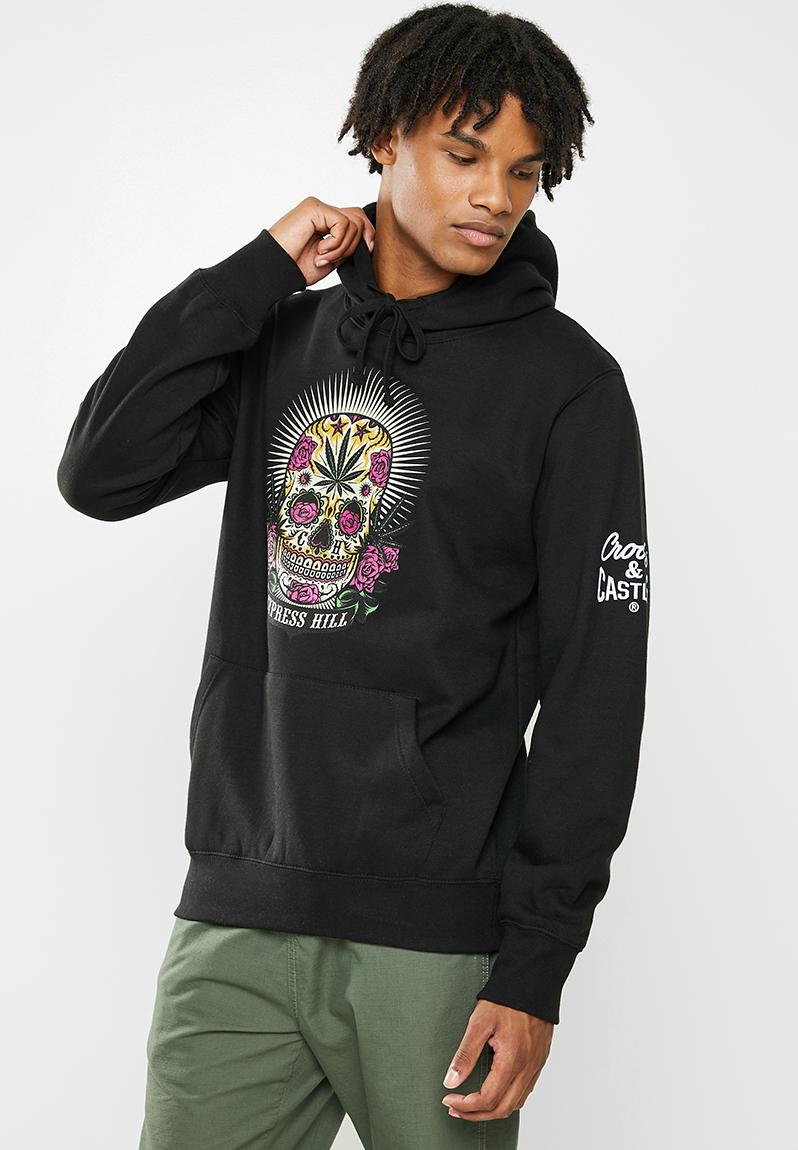 Cypress hill skull hoodie - black Crooks & Castle Hoodies & Sweats ...