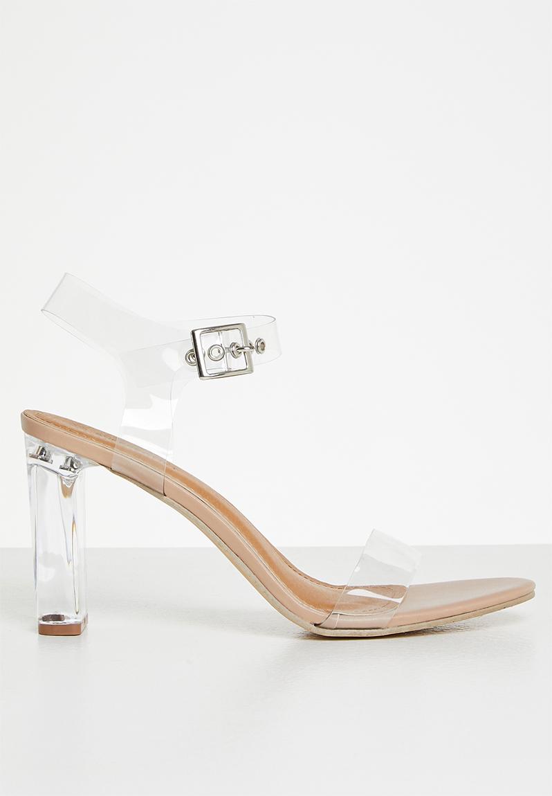 Kimi open block heel - clear Superbalist Heels | Superbalist.com