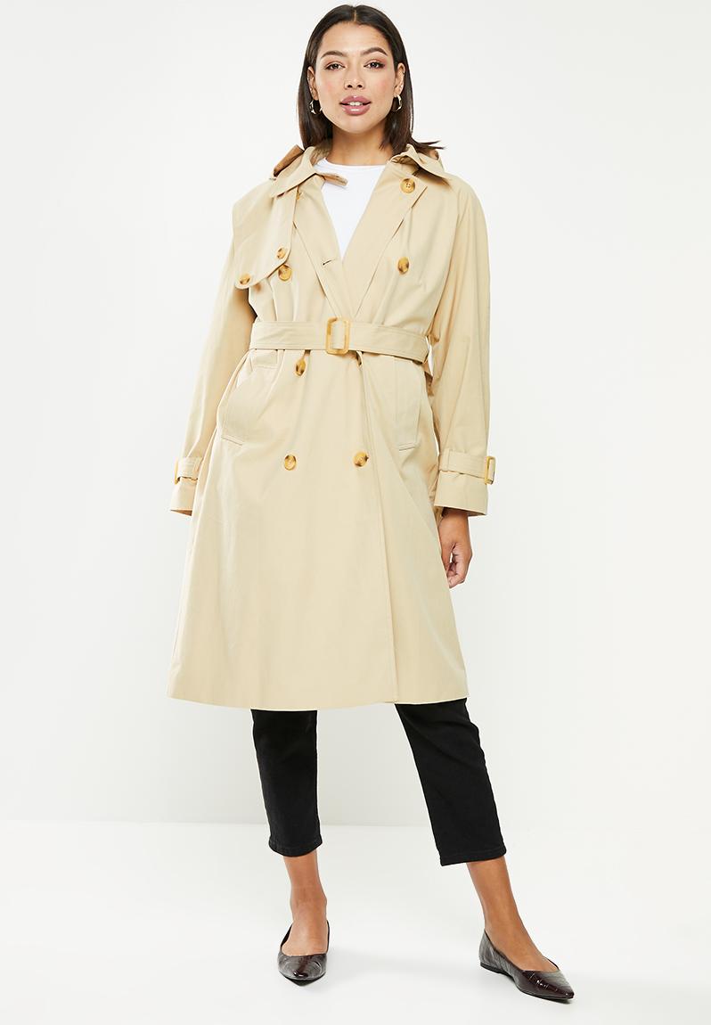 Trench coat jordina - light beige MANGO Coats | Superbalist.com