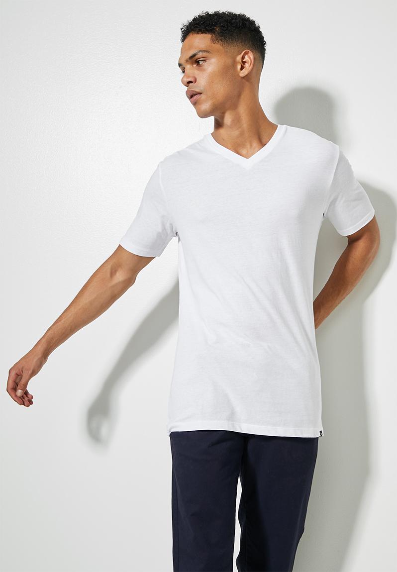 Plain vee neck tee - white Superbalist T-Shirts & Vests | Superbalist.com