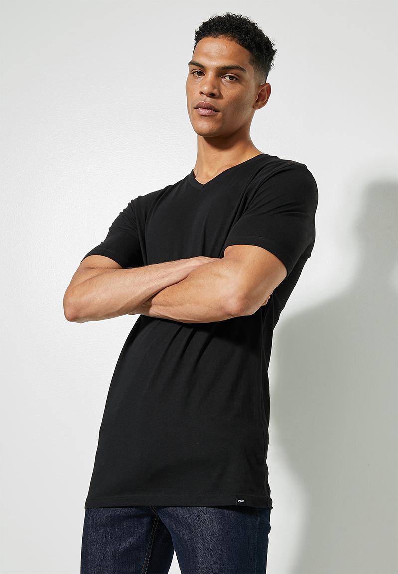 Plain vee neck tee - black. Superbalist T-Shirts & Vests | Superbalist.com