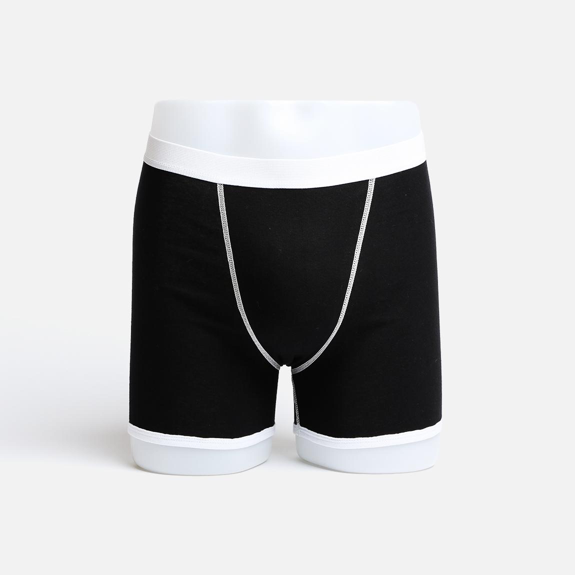 Baby Rib Boxer Brief – Black & White American Apparel Underwear ...
