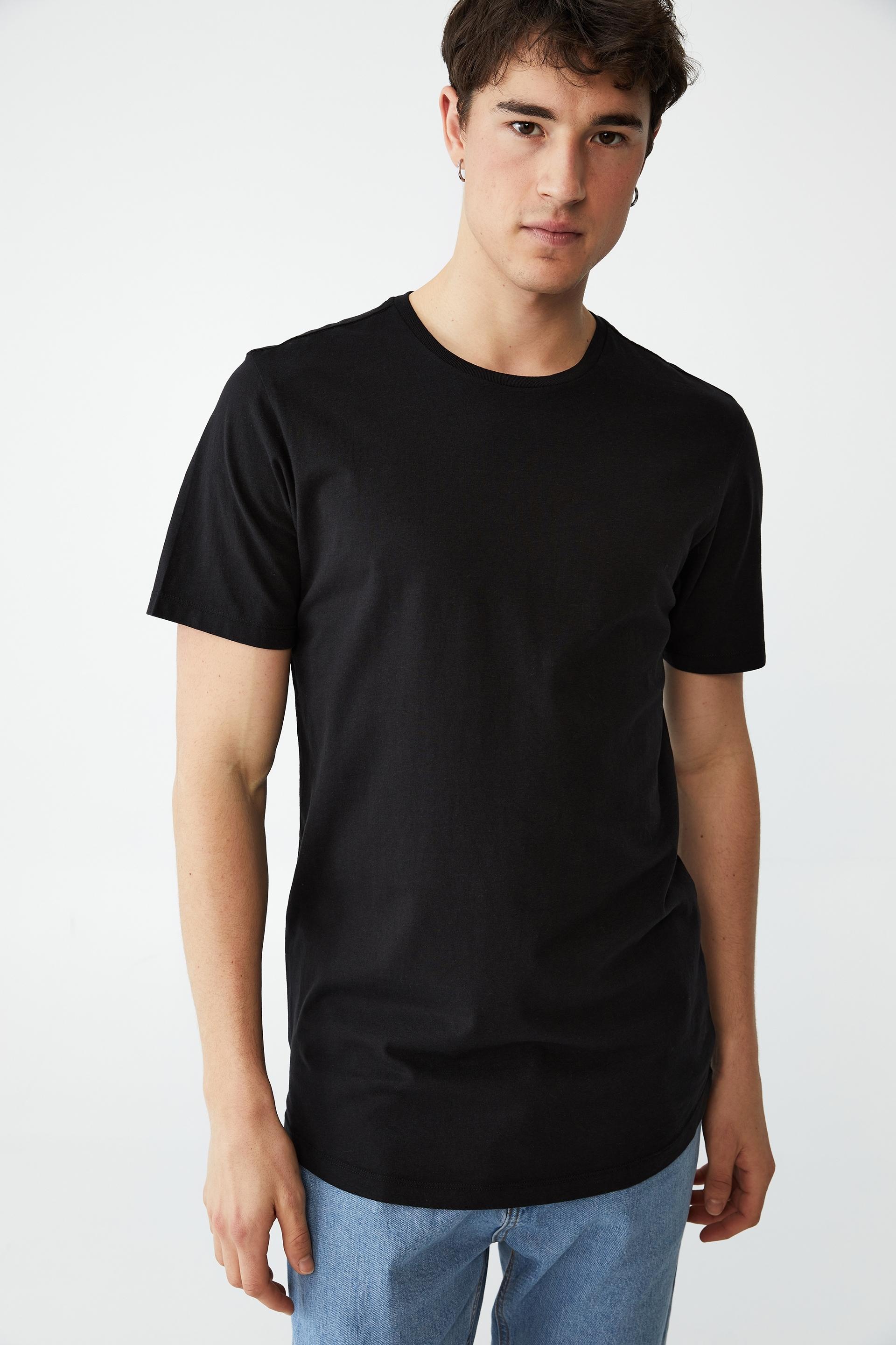 Organic longline t-shirt - black Cotton On T-Shirts & Vests ...