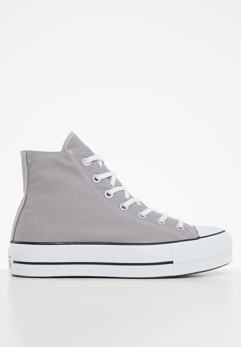 Converse Chuck Taylor All Star Canvas Platform Sneaker In Grey. - Editorialist