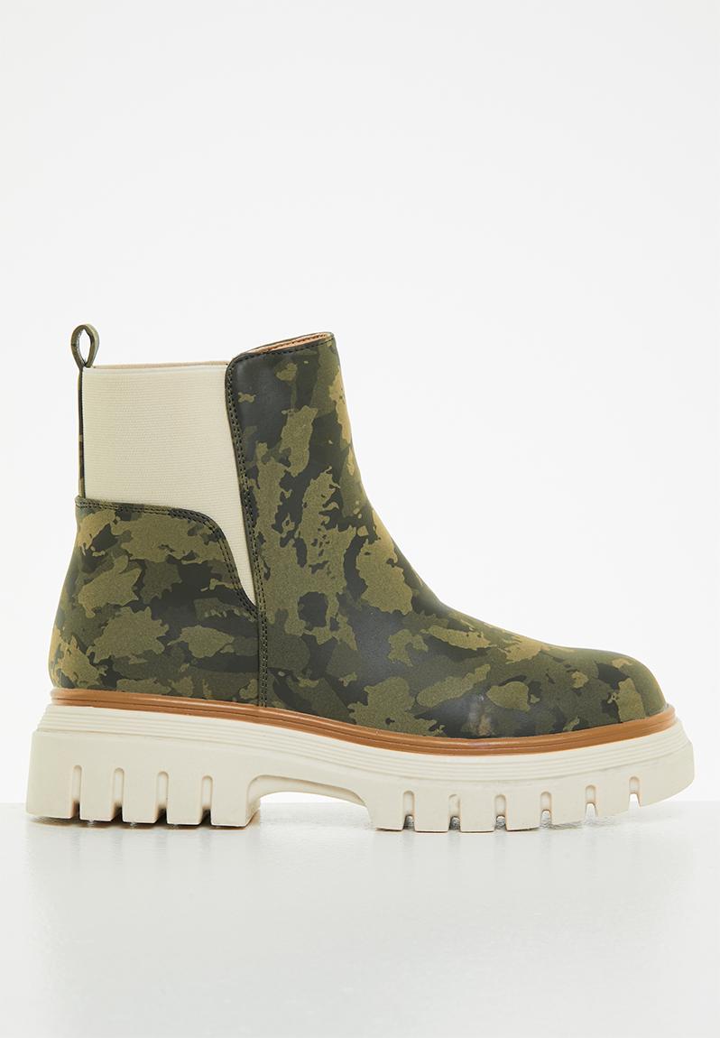 Trevvi hiking chelsea boot - camouflage Footwork Boots | Superbalist.com