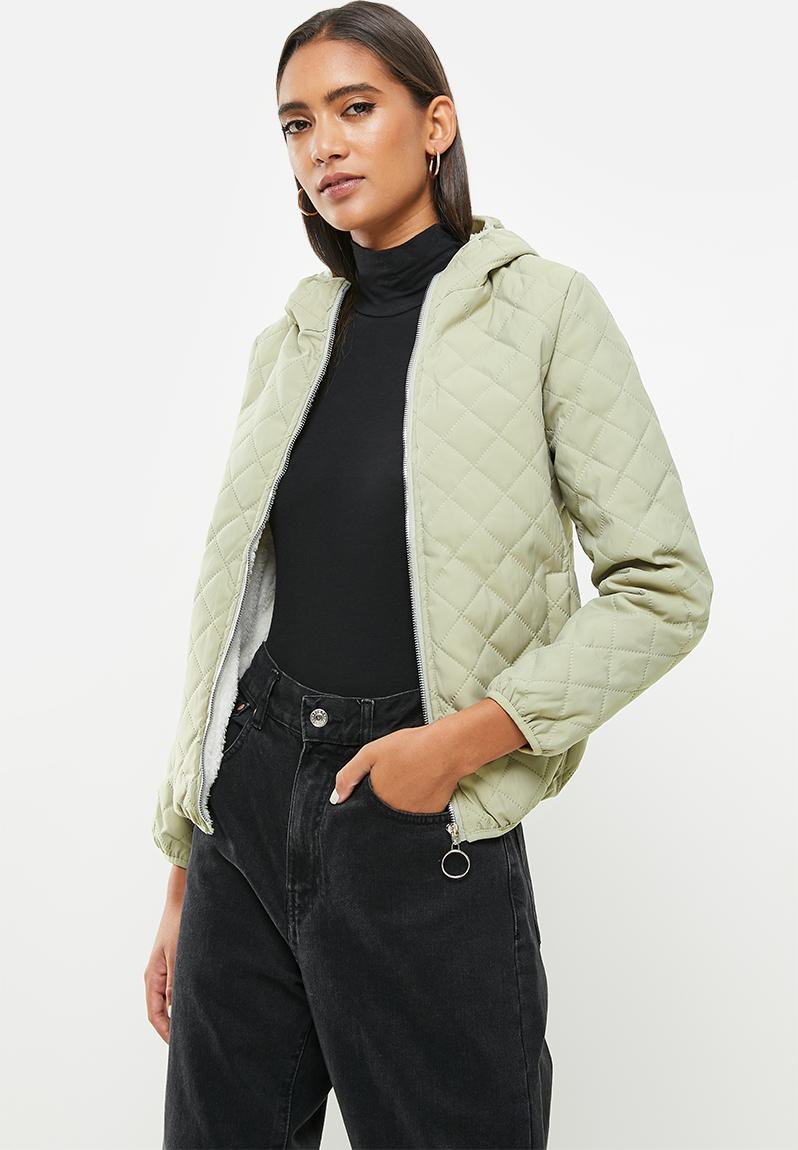 Quilted jacket - sage dailyfriday Jackets | Superbalist.com