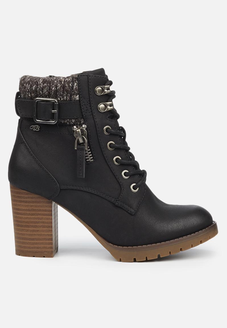 Delta1 Lace-up Ankle Boot - Black Miss Black Boots | Superbalist.com