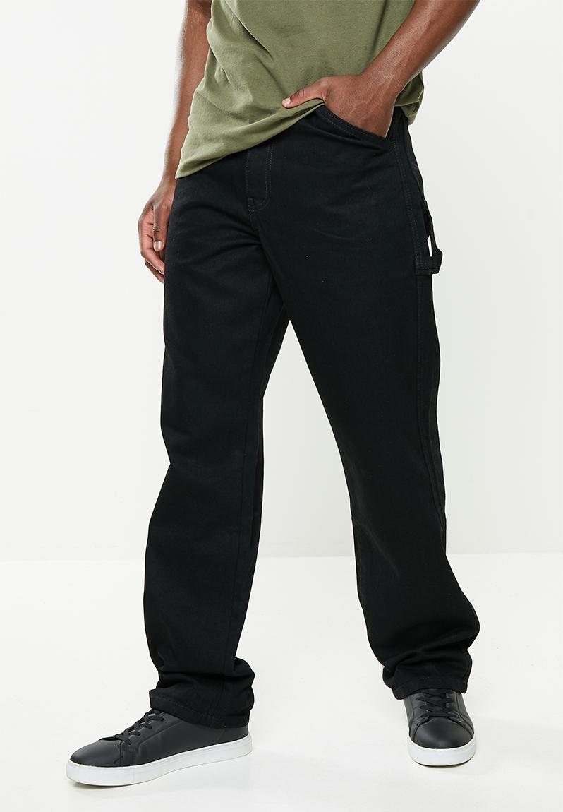 Boss of the road relaxed fit carpenter jeans - black Lee Jeans ...