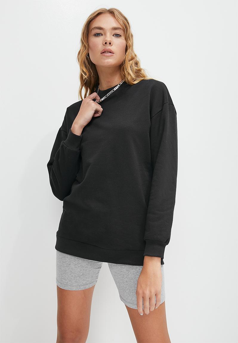 Oversized crew sweat - black Blake Hoodies & Sweats | Superbalist.com