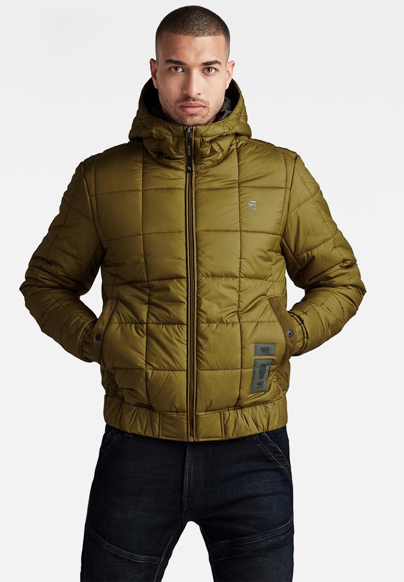 Meefic sqr quilted jacket - tobacco G-Star RAW Jackets | Superbalist.com