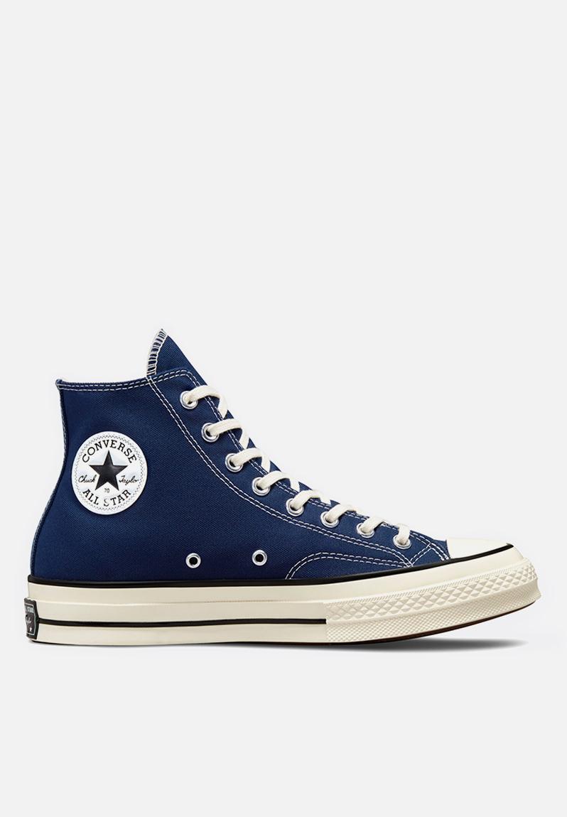 Chuck 70 recycled rpet canvas hi - midnight navy, egret & black ...