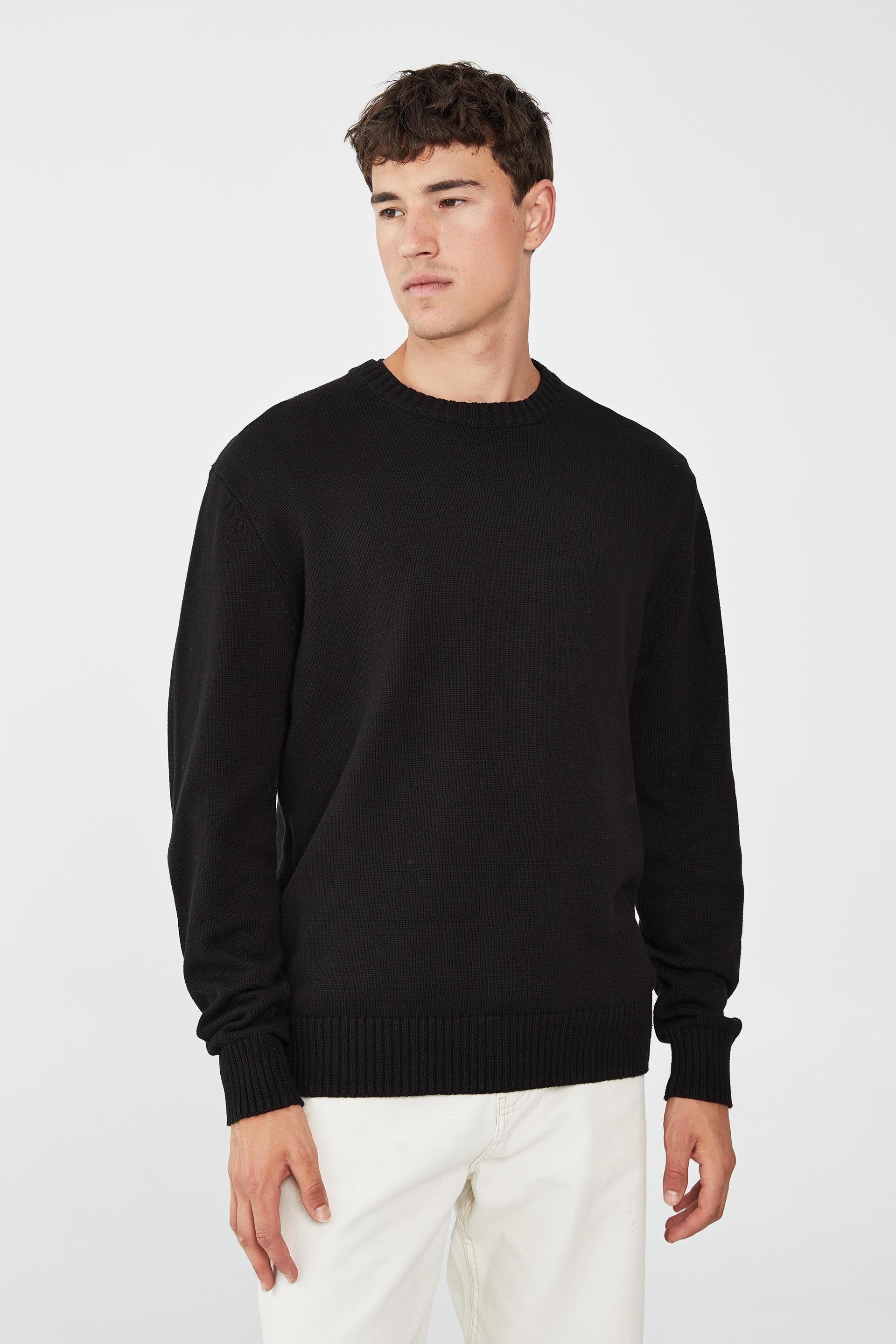 Crew knit-black