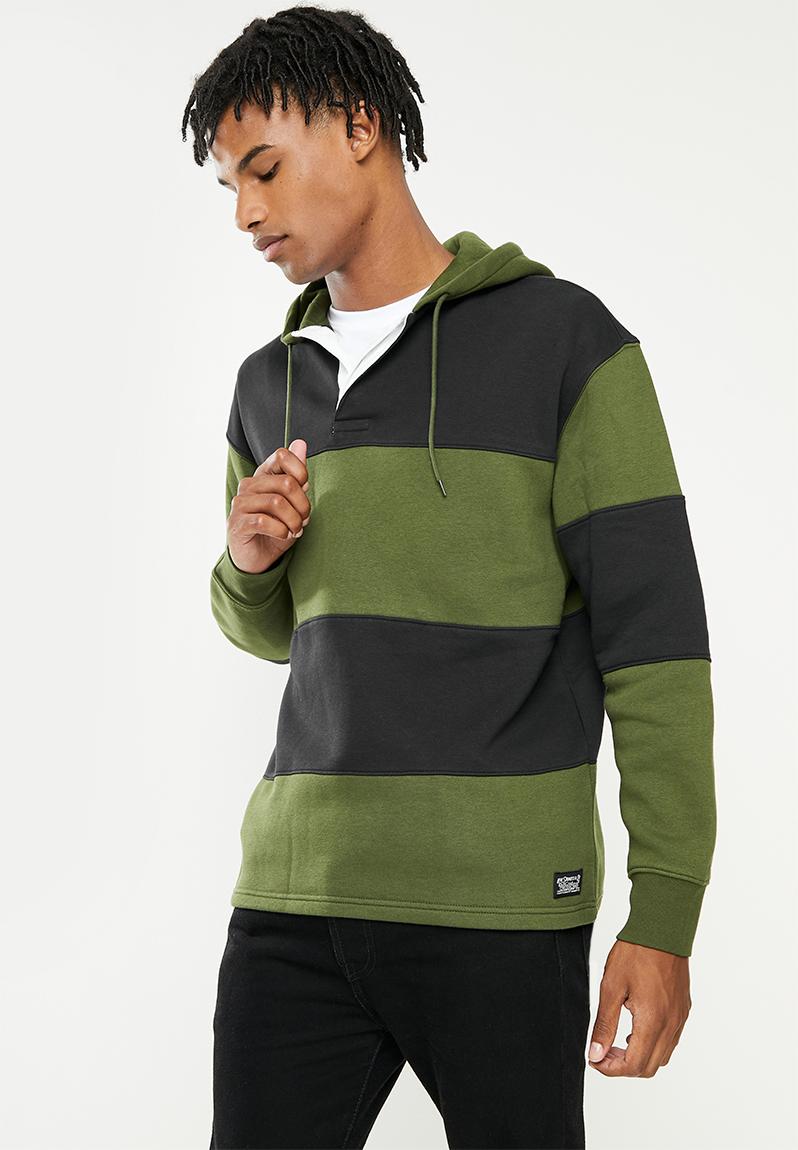 Fillmore rugby hoodie - mossy green Levi’s® Hoodies & Sweats ...