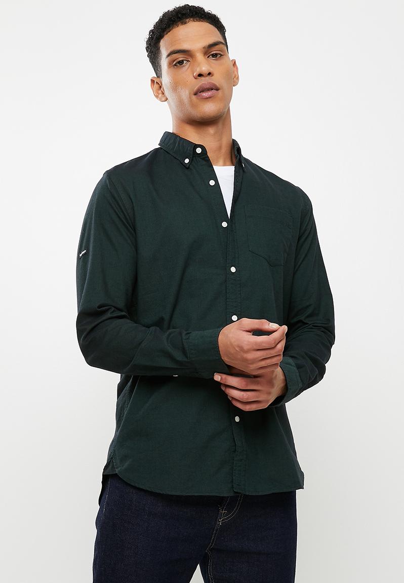 Studios uni oxford shirt - jungle green 