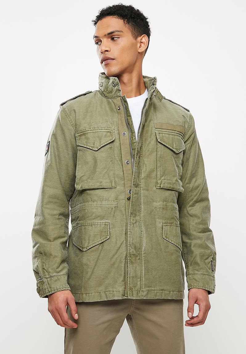 M65 borg lined jacket - vintage khaki Superdry. Jackets | Superbalist.com