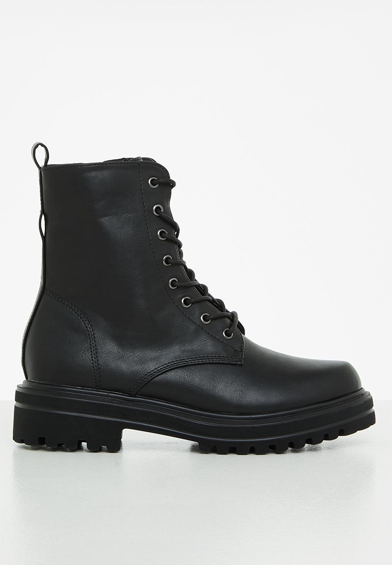 Sade chunky lace up boot - black Madison® Boots | Superbalist.com