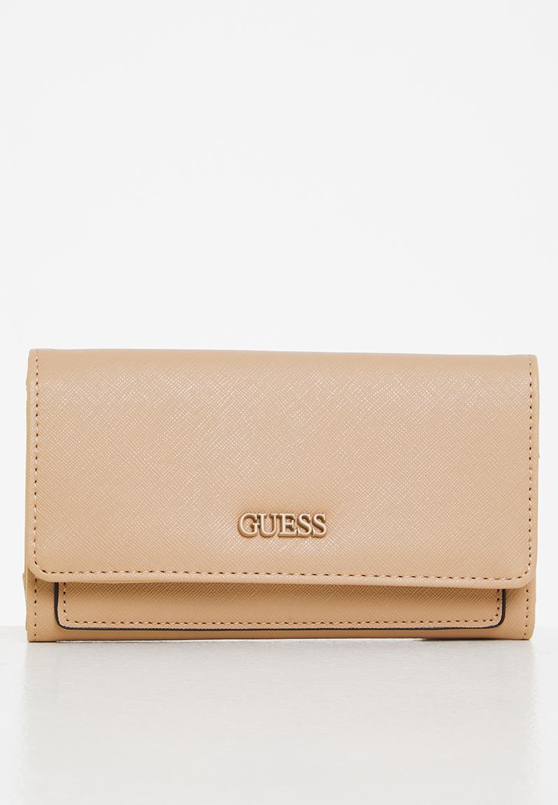 Tempe slg slim clutch- sand GUESS Bags & Purses | Superbalist.com