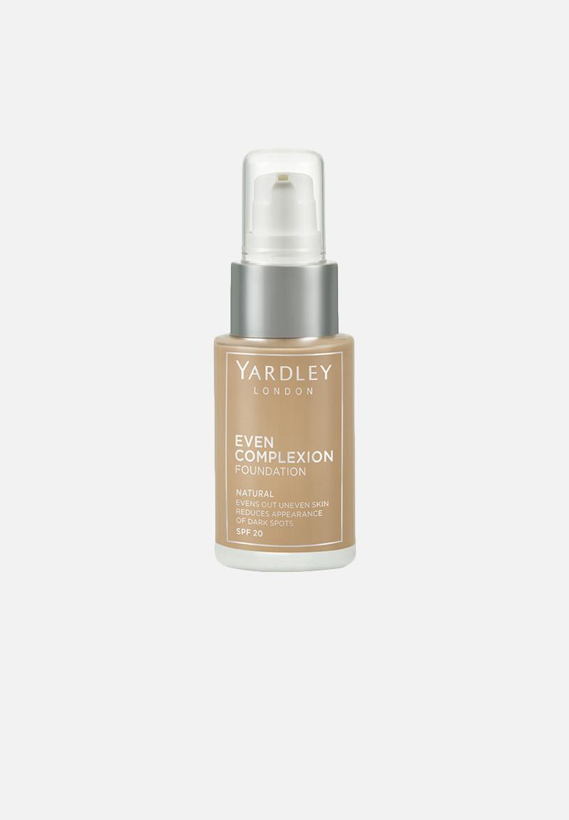 Even Complexion Foundation SPF20 - Natural Yardley London Face ...