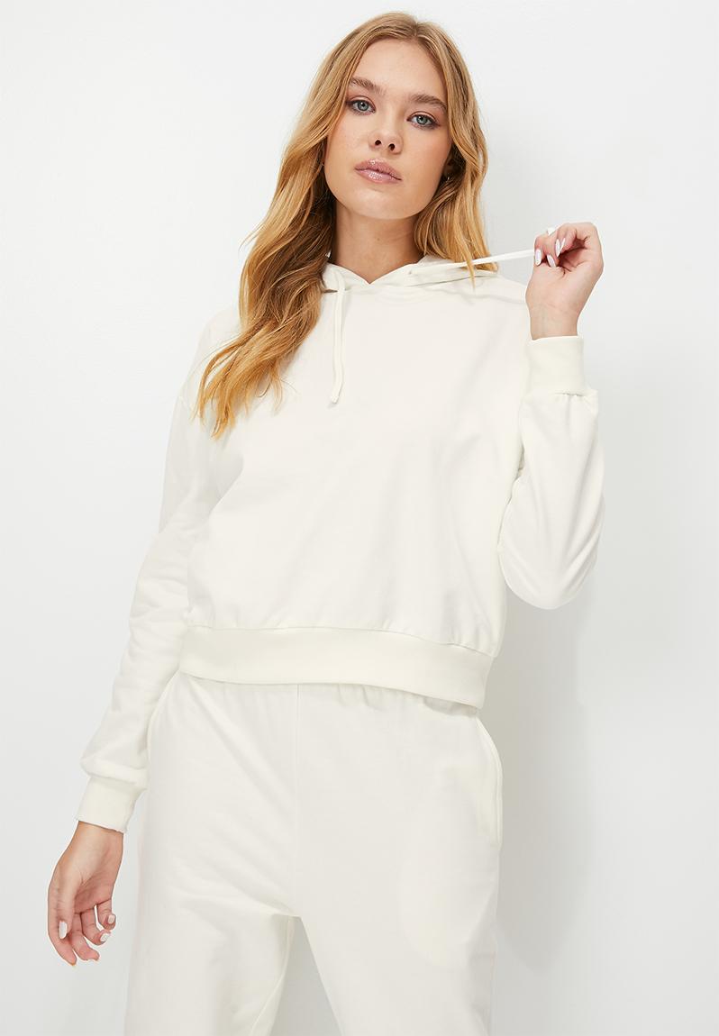 Co ord cropped hoodie - white Blake Hoodies & Sweats | Superbalist.com