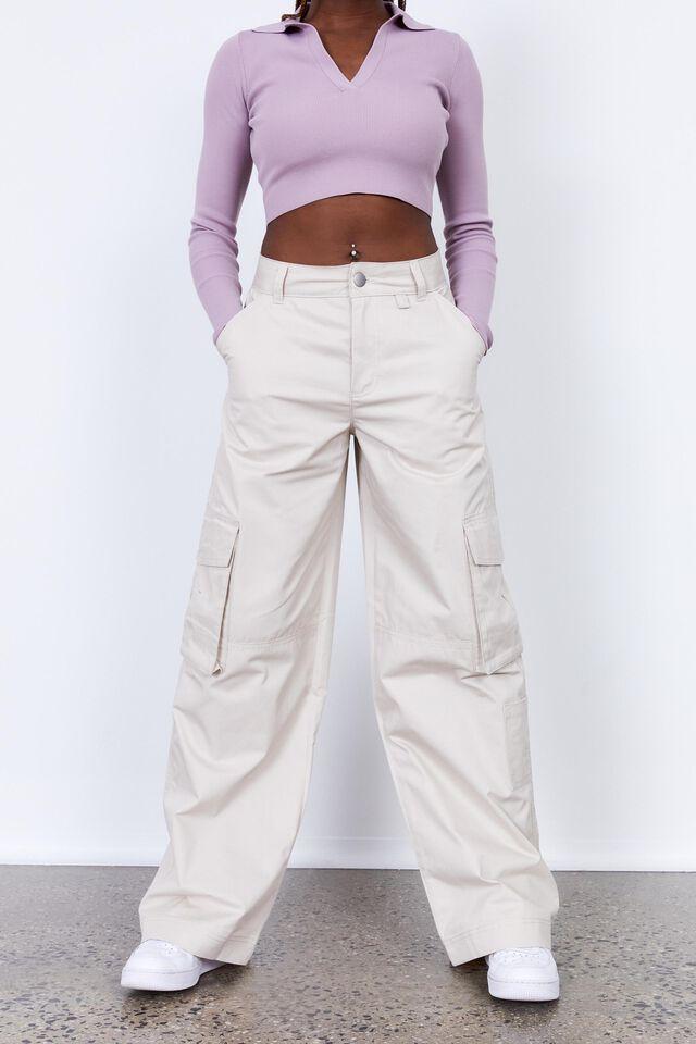 Cargo Pant Light Stone Factorie Trousers