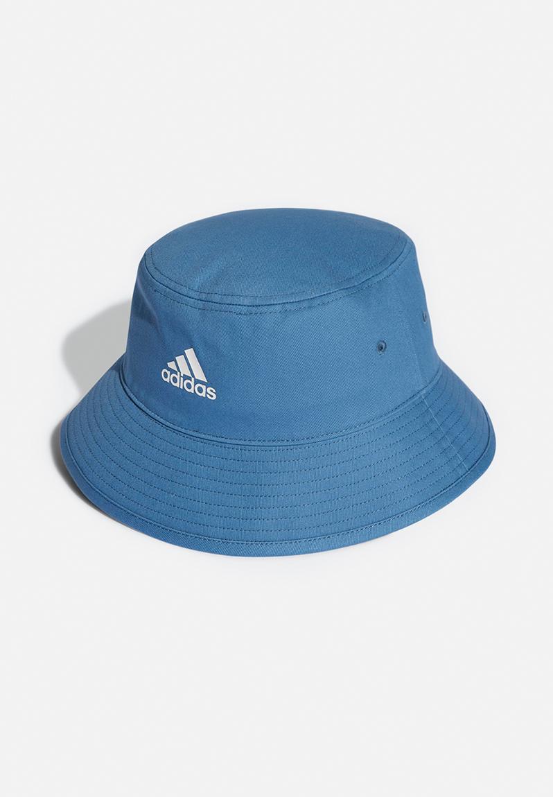 Cotton bucket hat - alter blue/white adidas Performance Headwear ...