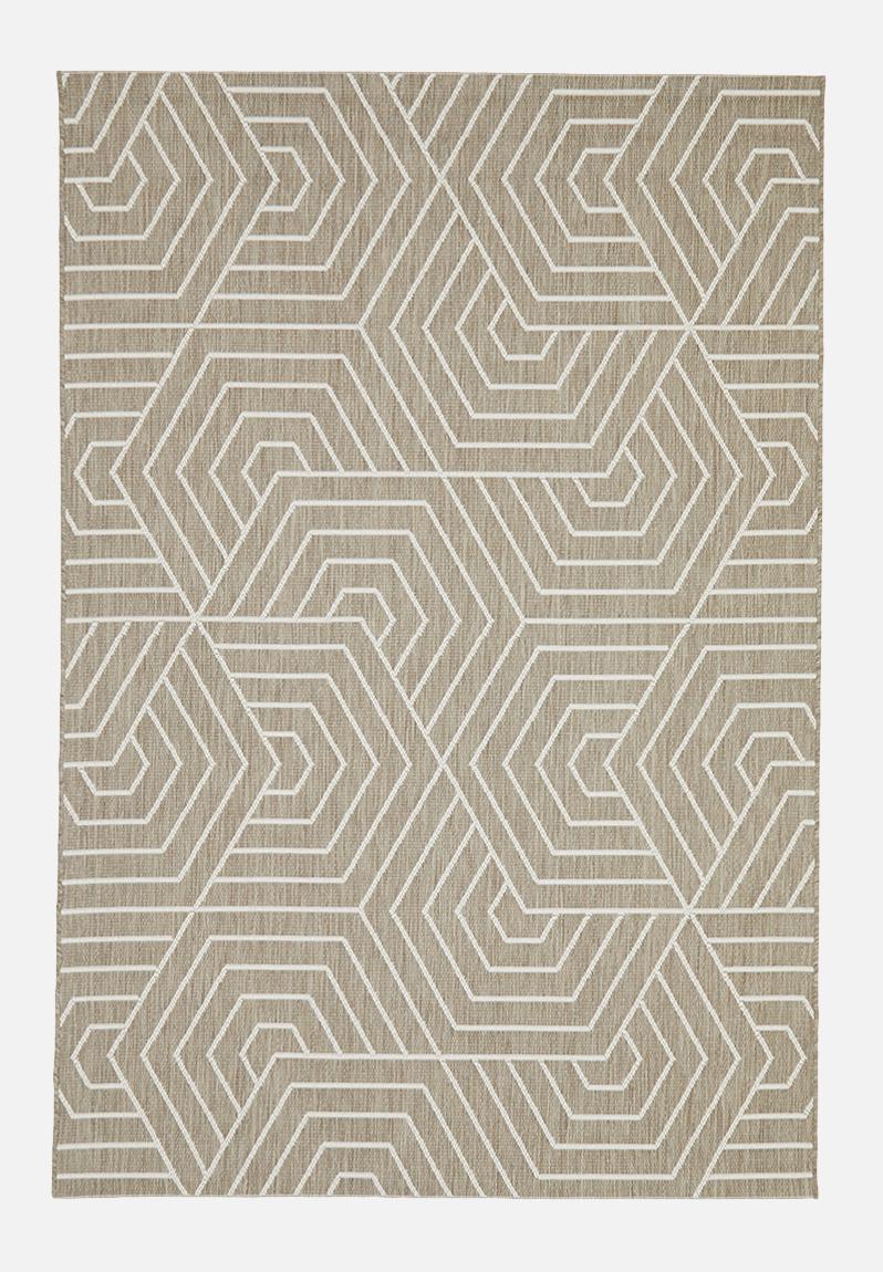 Lineo outdoor rug geo-natural Fotakis Decor | Superbalist.com