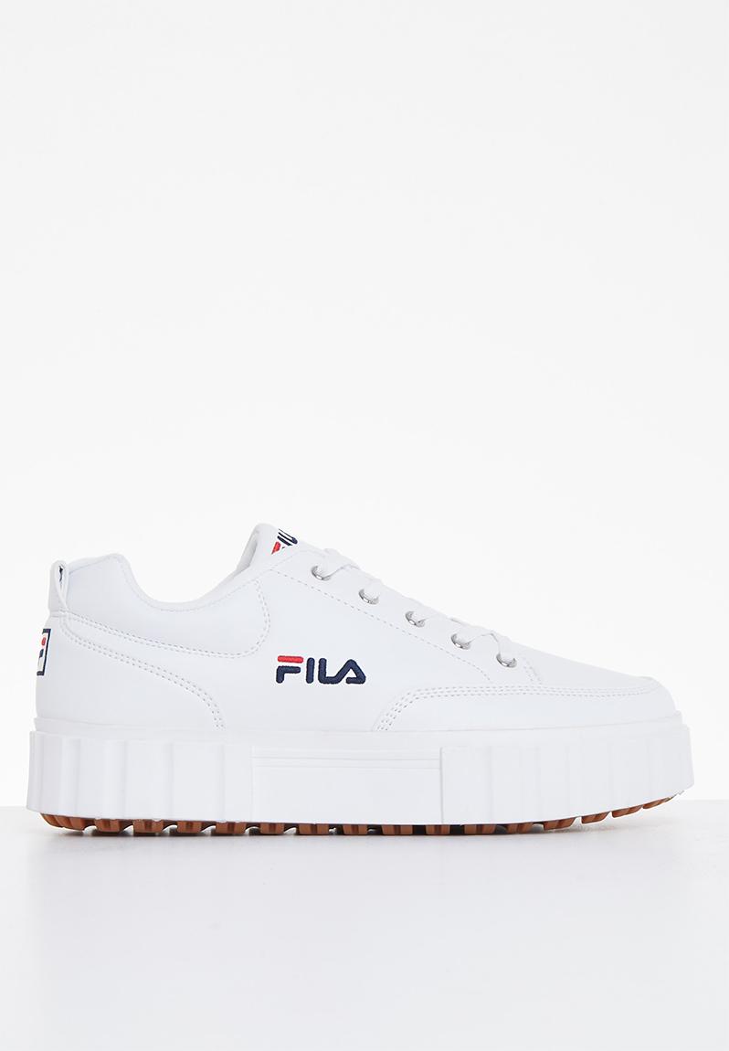 Sandblast low pu-105-10073-fil-white/fila red/fila navy FILA Sneakers ...