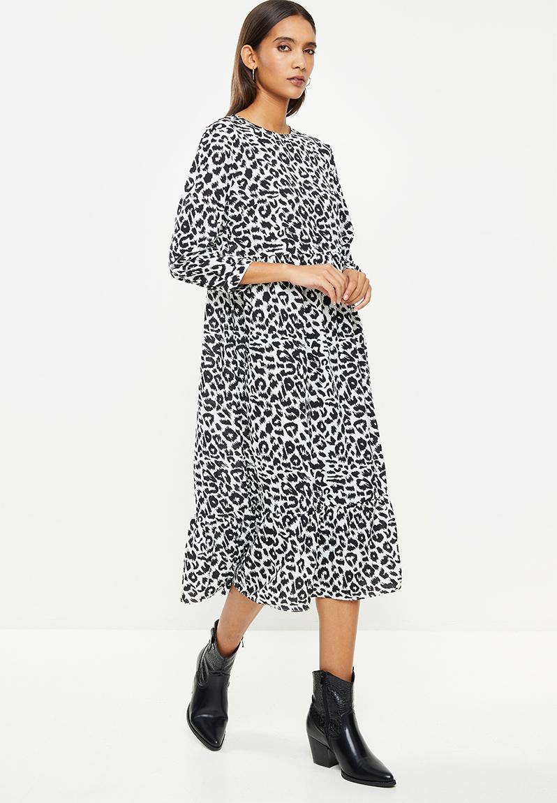 brown satin midi dress Freilla Color:TREE POPLIN PRINT (342) Retro Prom And Homecoming Dresses