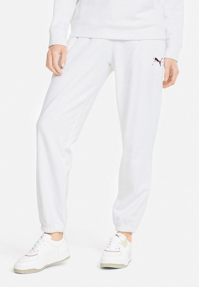 Collection relaxed pants - pristine heather PUMA Bottoms | Superbalist.com