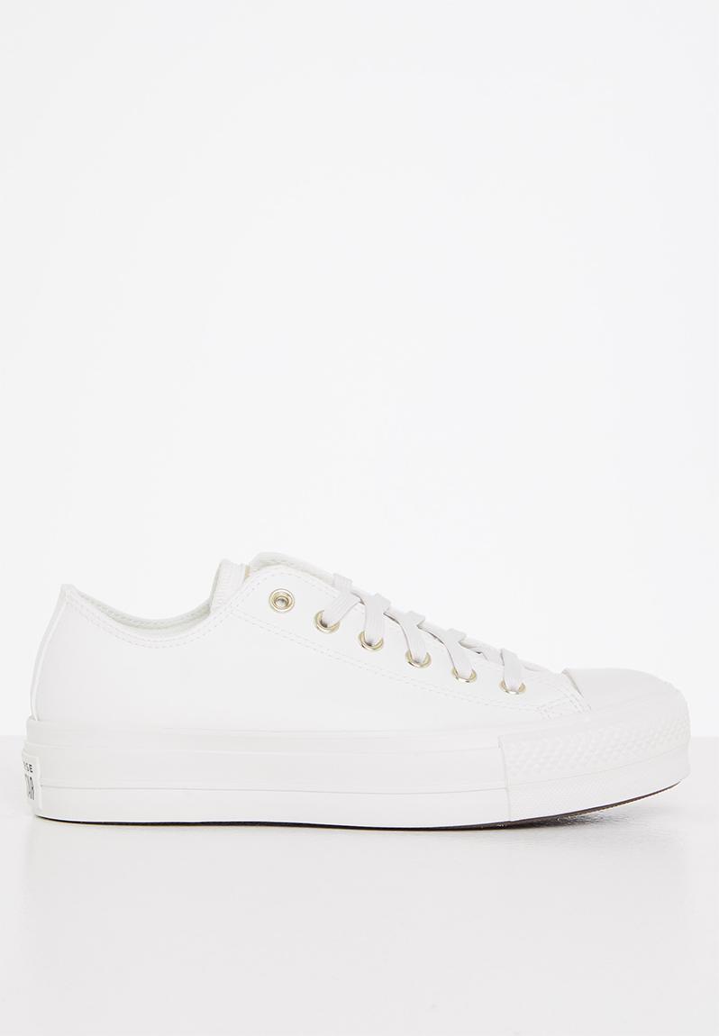 Chuck taylor all star lift ox - a02610c - vintage white/vintage white ...
